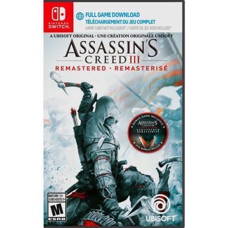 Jogo NSW Assassins Creed III Remastered Ubisoft - Jogos de Luta