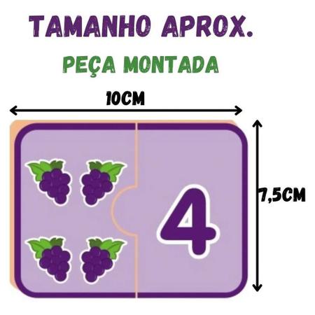 Brinquedo Jogo Números 1 Ao 10 de Madeira Cocomelon 20 Peças Grandes + 3  anos Infantil Educativo Nig Brinquedos - 0511 na Americanas Empresas