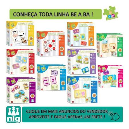 Brinquedo Jogo Números 1 Ao 10 de Madeira Cocomelon 20 Peças Grandes + 3  anos Infantil Educativo Nig Brinquedos - 0511 na Americanas Empresas