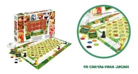 Jogo Divertido Para Criança O Que É O Que É Bichos Animais - Nig - Nig  Brinquedos - Outros Jogos - Magazine Luiza