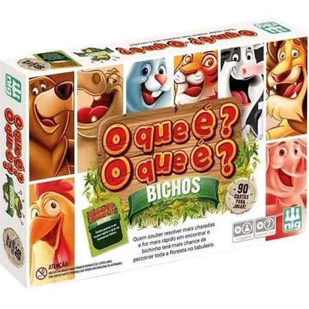 Jogo O Que É O Que É Bichos - Nig Brinquedos