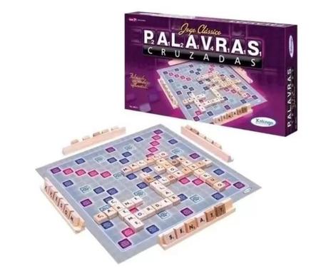 Jogo de Palavras Cruzadas - Xalingo - Jogos de Tabuleiro - Magazine Luiza