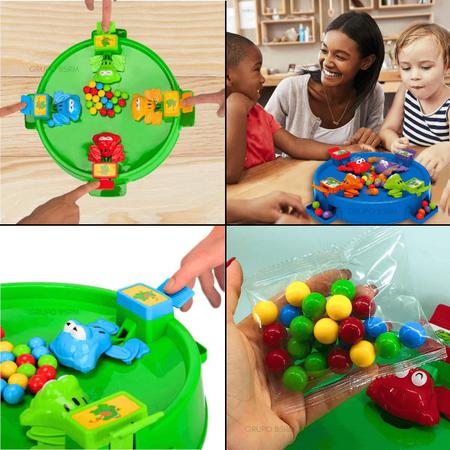 Jogo Infantil Sapo Come Bolinhas Jogue com Amigos Brincadeira Diversão  PB503 : : Brinquedos e Jogos