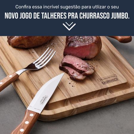 Kit Churrasco Tramontina 12 Peças Jumbo Garfo Faca 22399/063 - Shoploko -  Por você, para você