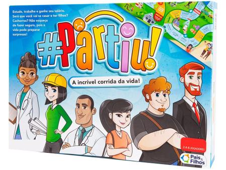 Jogo de Tabuleiro A Incrível Corrida da Vida - 136 Peças