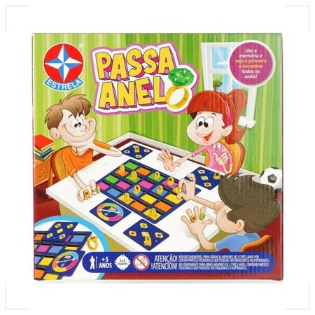 Jogo Passa Anel Tabuleiro de Mesa Infantil Estrela - ARMARINHOS 3