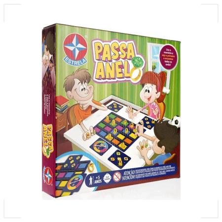 Jogo Passa Anel Tabuleiro de Mesa Infantil Estrela - ARMARINHOS 3