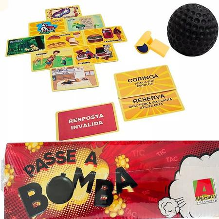 PASSE A BOMBA - Um jogo eletrizante da Algazarra Brinquedos 