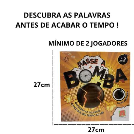 PASSE A BOMBA - Um jogo eletrizante da Algazarra Brinquedos 