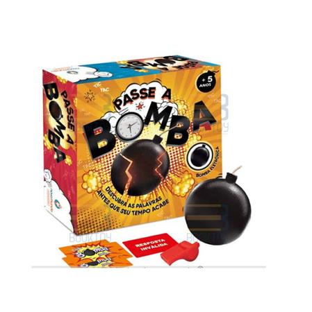 Jogo Infantil Passe A Bomba Com Bomba Eletrônica Som E Luz