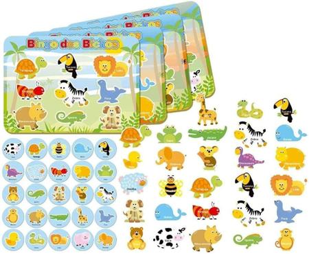 Jogo Bingo do Bichos - ENGENHA KIDS - Produtos e acessórios para bebê