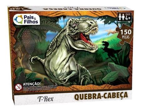 Kit Jogo Infantil Quebra Cabeça Dinossauro Rex+Jacaré Boca De Dentista -  Oriente - Quebra Cabeça - Magazine Luiza