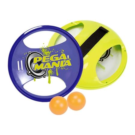 Jogo Pega Mania Com 2 Bolas Eva De 5cm - Dm Toys