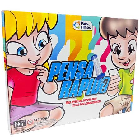 Jogo Pensa Rápido Perguntas E Respostas Raciocínio Infantil Pais