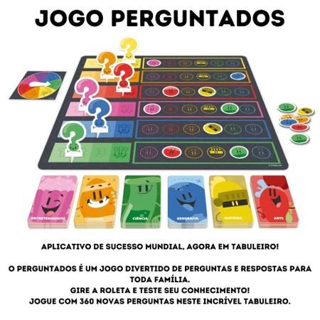 Jogo Perguntados - Tabuleiro Perguntas e Respostas - Copag - Jogos de  Tabuleiro - Magazine Luiza