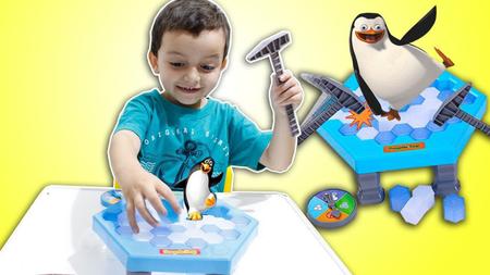 Jogo Pinguim Game Quebra Gelo Brinquedo InterativoART BRINKTabuleiroOficina  Brinquedos