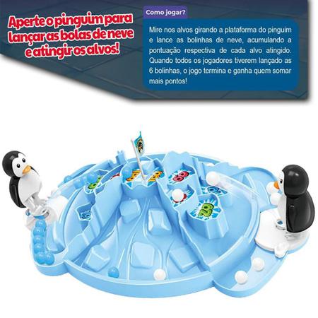 Jogo Pinguim Neve no Alvo - BR1477 - Multikids - Real Brinquedos