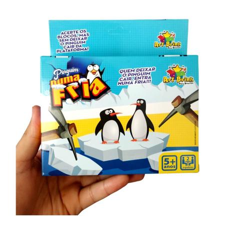 Jogo Do Pinguim Quebra Gelo Numa Fria Brinquedo Criança - Glumi