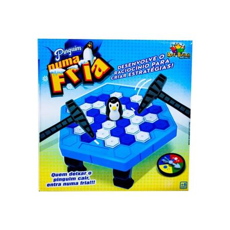 Jogo Quebra Gelo Pinguim Numa Fria - Art Brink - MP Brinquedos