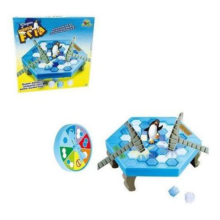 Jogo Pinguim Empilhando Gelo Ark BrinkART BRINKEncaixeOficina Brinquedos