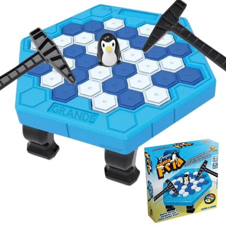 Jogo Infantil Kit Jogos Brinquedos Pinguim Numa Fria E Torre Maluca  Equilibrio Infantis Educativos Para Crianças Meninas Meninos Quebra Gelo  Brinquedo Selo Inmetro Art Brink