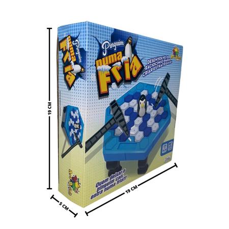 Jogo Infantil Kit Jogos Brinquedos Pinguim Numa Fria E Torre Maluca  Equilibrio Infantis Educativos Para Crianças Meninas Meninos Quebra Gelo  Brinquedo Selo Inmetro Art Brink