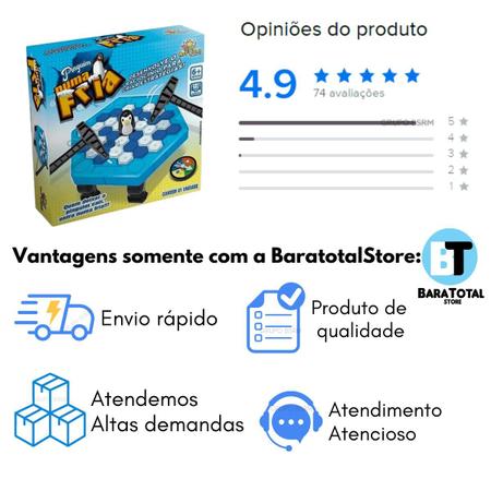 Jogo Pinguim Quebra Gelo Numa Fria Diversão Infantil Game - Art Brink -  Outros Jogos - Magazine Luiza