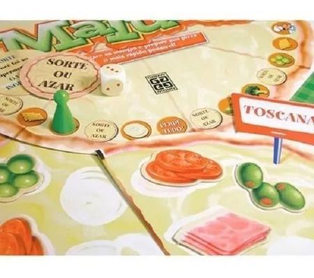 Jogo Pizzaria Maluca Crianças Tabuleiro Criativo Infantil