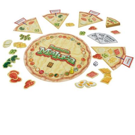 Jogo de Tabuleiro Infantil - Pizzaria Maluca - Grow