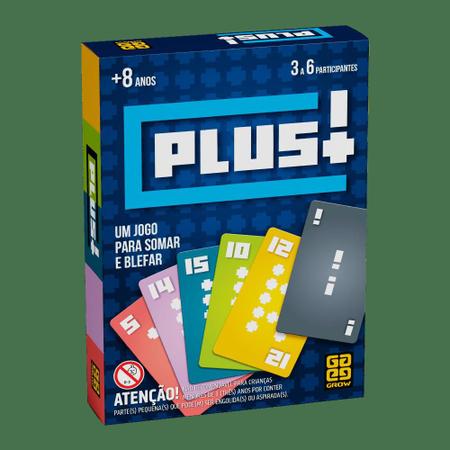 Jogo Plus Grow Somar Cartas Brinquedo Criança Adulto Números