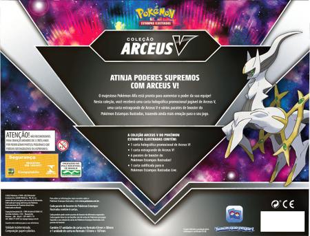 Box de Cartas Pokémon Go Coleção Dragonite V - Arceus V Copag 38 cartas -  Deck de Cartas - Magazine Luiza