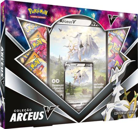 Pokemon Go Box Arceus V - Copag - Deck de Cartas - Magazine Luiza