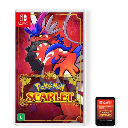 Jogo Pokémon Scarlet Nintendo Switch Mídia Física - Jogos de RPG - Magazine  Luiza