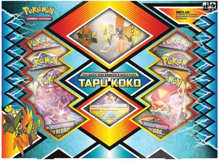 Jogo Pokémon Tapu Koko Protege a Sua Ilha - Copag 36 Cartas Imagem de Jogo Pokémon Tapu Koko Protege a Sua Ilha - Copag 36 Cartas