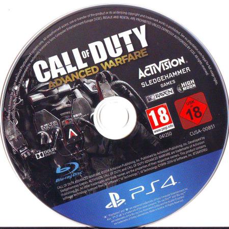 Call of Duty Advanced Warfare - Jogo para Ps4 Mídia Fisica