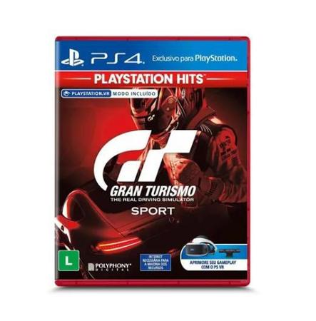 Jogo PS4 Corrida Gran Turismo Sport Mídia Física Novo Hits - PSTUDIOS -  Jogos de Corrida e Voo - Magazine Luiza