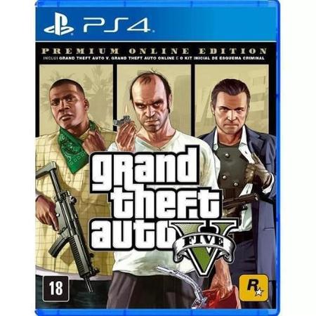 Jogo PS4 GTA V Premium Edition ROCKSTAR GAMES - GTA - Magazine Luiza