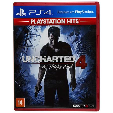 Jogo Uncharted 4 - PS4 - SONY - Jogos de Aventura - Magazine Luiza