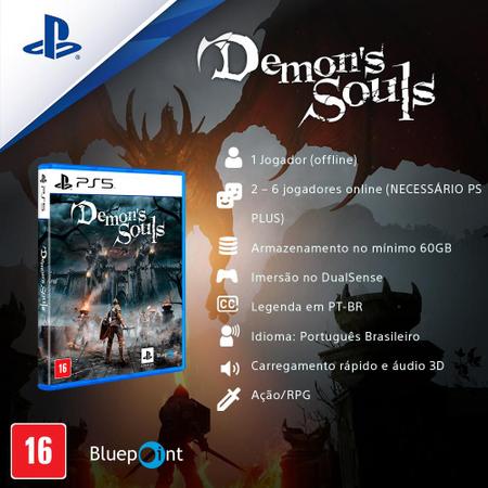 Jogo Demons Souls PS5 - Blue Point Games - Jogos de RPG - Magazine