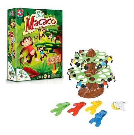 Jogo Infantil Divertido Pula Macaco Acerte a Árvore Original Didatico  Interativo Amigos Familia - Estrela - Outros Jogos - Magazine Luiza