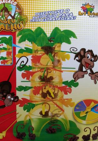 Jogo De Equilíbrio Gangorra Do Macaco Com 16 Macacos - Art Brink - Outros  Jogos - Magazine Luiza