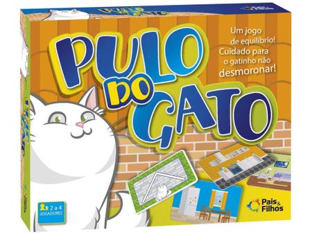 Jogo Pulo do Gato Tabuleiro Pais e Filhos - Jogos de Tabuleiro