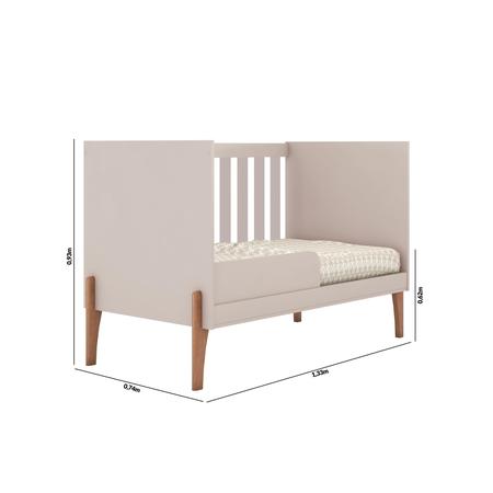 Imagem de Jogo Quarto de Bebê Berço Mini Cama Gaveteiro Iris 100%MDF