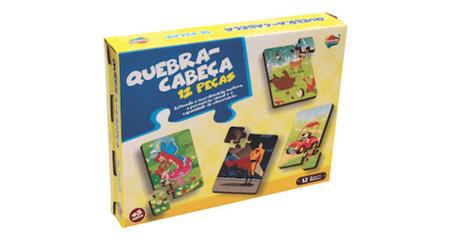 Jogo Quebra-cabeça - 12 peças em madeira - Floresta - Aquarela brinquedos -  Quebra-Cabeça - Magazine Luiza