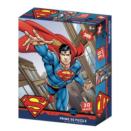Brinquedo - Lote 6 Jogos Quebra Cabeça, sendo 1 MATTEL - SUPERMAN e 5  ESTRELA