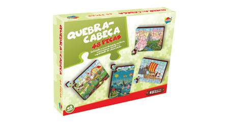 Jogo Quebra-cabeça 100 peças madeira mdf Leão Aquarela Brinquedos -  Magazine Stock