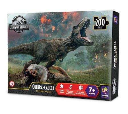 Jogo Quebra Cabeça Dinossauro Fúria Do T-Rex Jurassic World 200 Peças  Presente 2067 Mimo - Quebra-Cabeça - Magazine Luiza