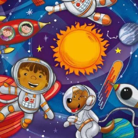 Jogo Quebra Cabeça Infantil 28 Peças Gigantes Astronautas Aventura Espacial  Para Meninos E Meninas - Pais e Filhos - Quebra-Cabeça - Magazine Luiza