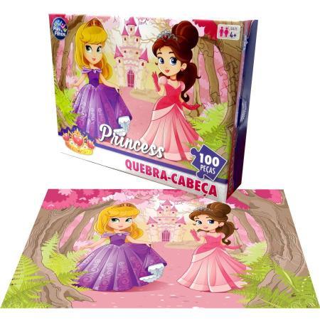 Jogo Menina Disney Princesa Puzzle 30 Peças Quebra Cabeça