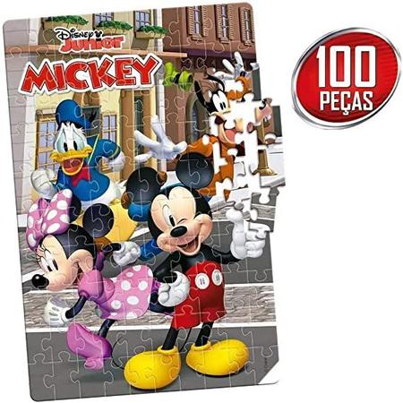 Jogo Infantil Quebra Cabeça de Chão Mickey Mouse Toyster - Loja